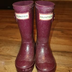 Toddler size 7 hunter boots